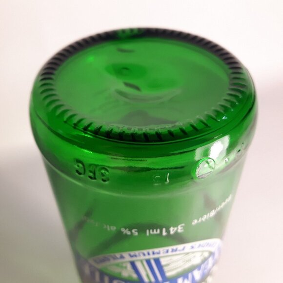 Green steamwhistle Glass Beer Mug (made from a bottle!) - Picture 3 of 3